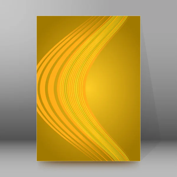 Achtergrond rapport brochure voorbladen A4 stijl abstract glow03 — Stockvector