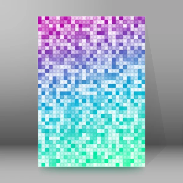 Hintergrundbericht Broschüre Umschlagseiten a4 style abstract glow13 — Stockvektor