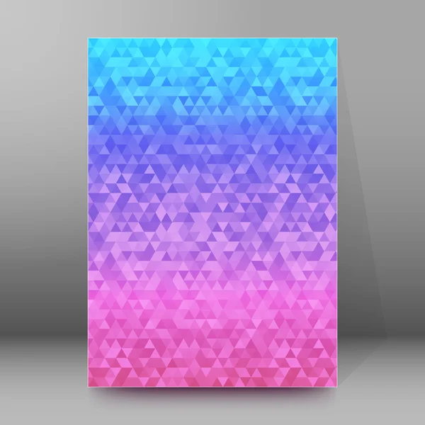 Hintergrundbericht Broschüre Umschlagseiten a4 style abstract glow30 — Stockvektor