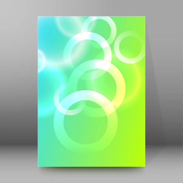 Hintergrundbericht Broschüre Umschlagseiten a4 style abstract glow31 — Stockvektor