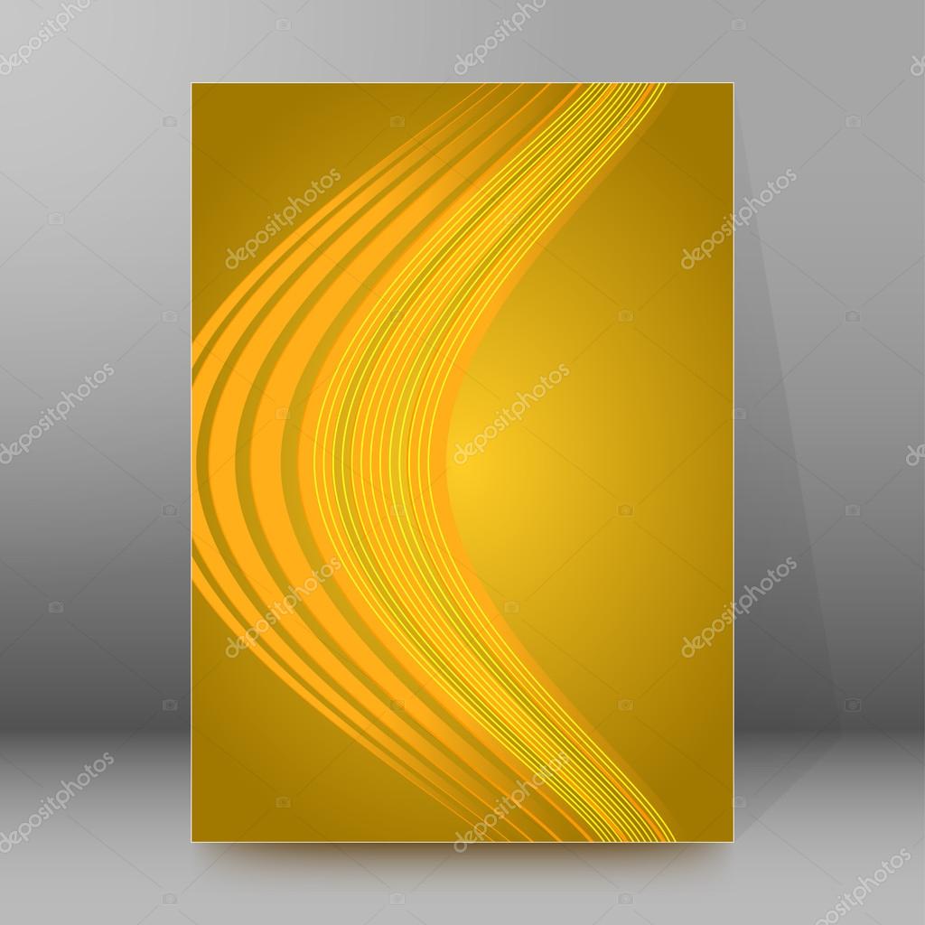 Abstract Background Advertising Brochure Design Elements Glowing Light Wave Lines Graphic Form For Elegant Flyer Vector Illustration Eps 10 For Booklet Layout Page Leaflet Template Vertical Banner Premium Vector In Adobe
