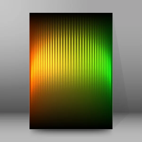 Hintergrundbericht Broschüre Deckblätter a4 style abstract glow50 — Stockvektor