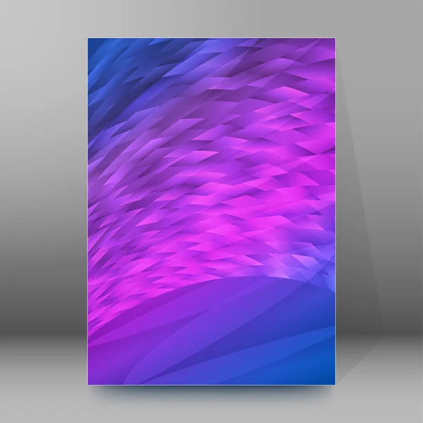 Hintergrundbericht Broschüre Umschlagseiten a4 style abstract glow59 — Stockvektor