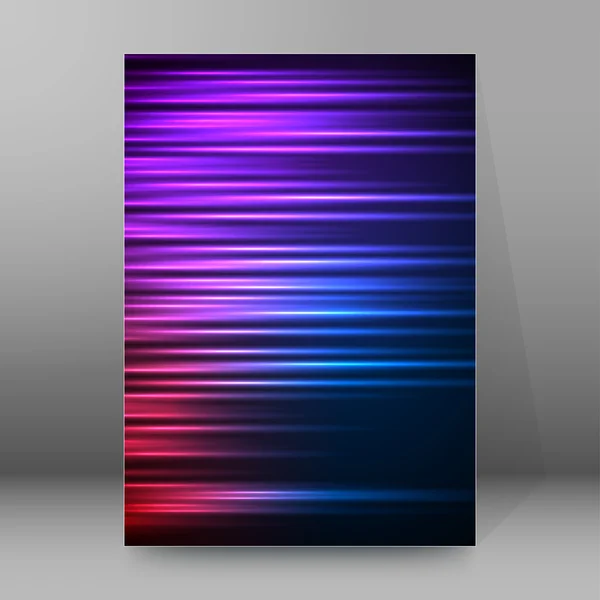 Achtergrond rapport brochure voorbladen A4 stijl abstract glow70 — Stockvector