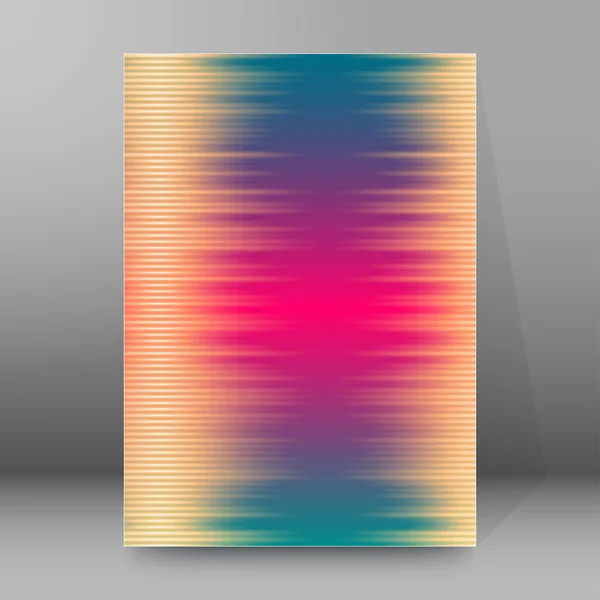 Folheto de relatório de fundo Capa Páginas A4 estilo abstrato glow77 — Vetor de Stock