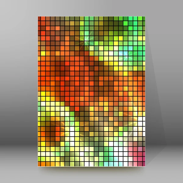 Hintergrundbericht Broschüre Umschlagseiten a4 style abstract glow85 — Stockvektor