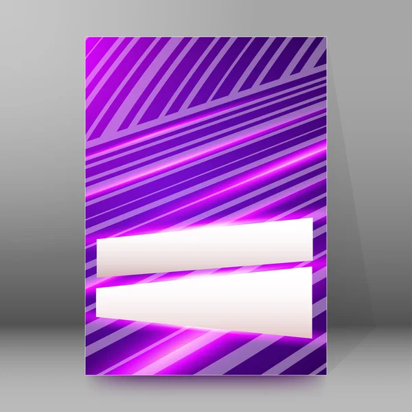 Sestava pozadí brožura titulní stránky A4 styl abstrakt glow91 — Stockový vektor