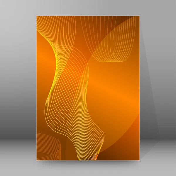 Fondo informe folleto Portada Páginas A4 estilo abstracto glow99 — Vector de stock