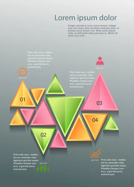 Elemento de diseño de página de fondo Business Report23 — Archivo Imágenes Vectoriales