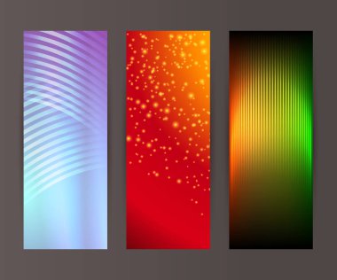 Dikey afiş set tasarımı öğesi arka plan kızdırma soyut shap