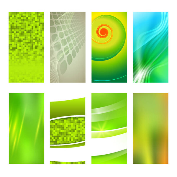 Вертикальный элемент дизайна набора баннеров задний светящийся абстрактный вал
