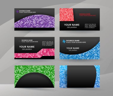 Kartvizit düzen şablonu set07