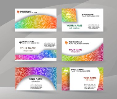 Kartvizit düzen şablonu set09