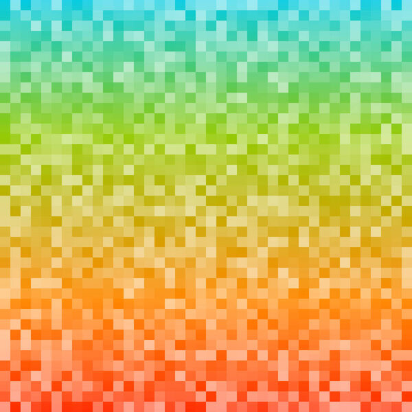 Градиентный фон радужной мозаики
