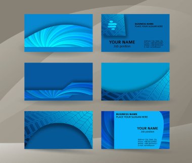 Kartvizit arka plan mavi yatay templates07 ayarla