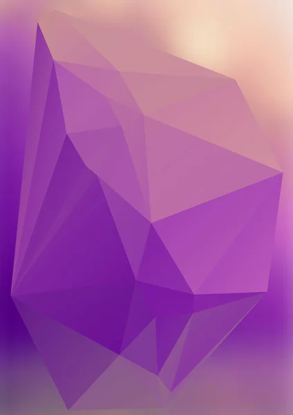 Moderno astratto triangoli di sfondo effetto 3D luce incandescente22 — Vettoriale Stock