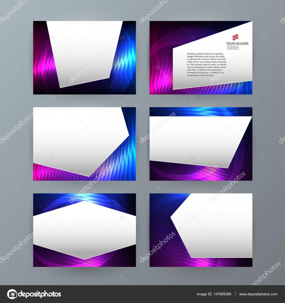 Presentation template powerpoint background aurora boreal neon e Stock  Vector Image by ©silvercircle #147669389