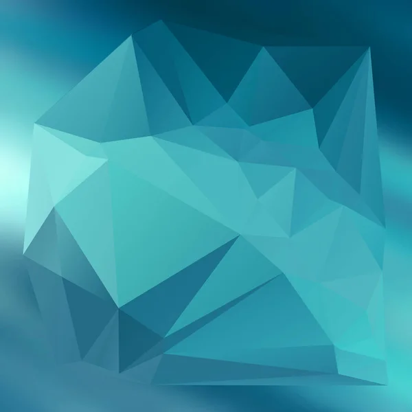 Fondo abstracto moderno triángulos efecto 3d brillante luz63 — Vector de stock