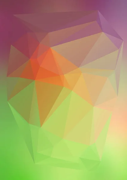 Moderne abstracte achtergrond driehoeken 3d effect gloeiende light81 — Stockvector