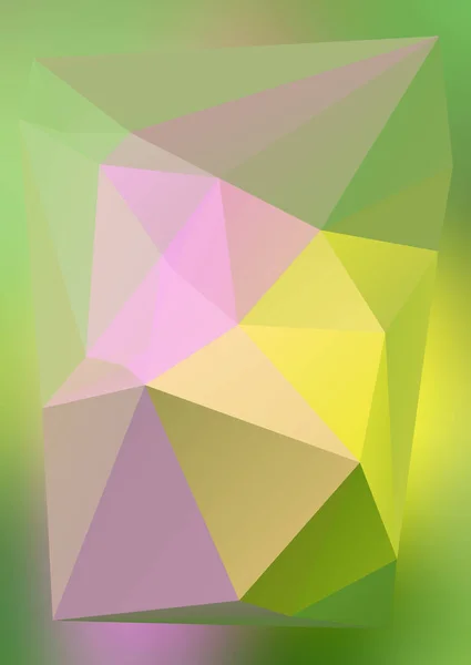 Fondo abstracto moderno triángulos efecto 3d brillante luz85 — Vector de stock
