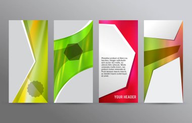 Dikey web afiş düzen background03 kümesi