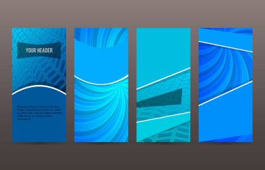Dikey web afiş düzen background08 kümesi