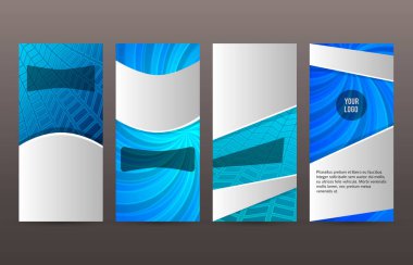 Dikey web afiş düzen background09 kümesi