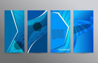 Dikey web afiş düzen background12 kümesi