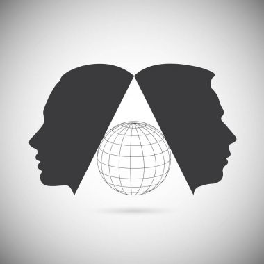 Siluet baş erkek ve kadın psikolojisi relationship10