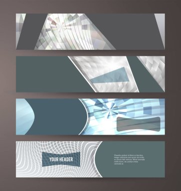 Tasarım öğesi web sitesi başlık yatay banner background07