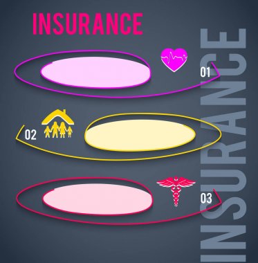 Insurance concept cover backdrop advertising brochure09 clipart