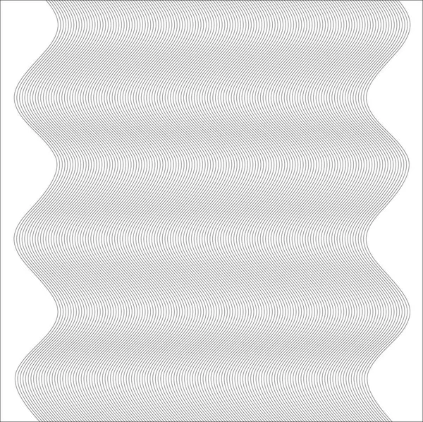 Elemento de diseño cinta ondulada de muchas líneas paralelas48 — Archivo Imágenes Vectoriales