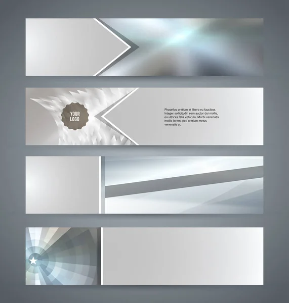 Design Elements Website Header horizontale Banner background03 — Stockvektor