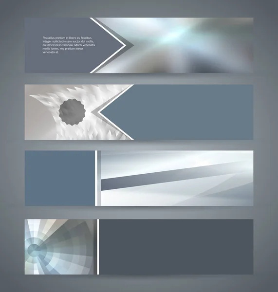 Design Elements Website Header horizontale Banner background08 — Stockvektor