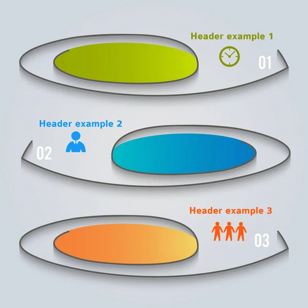 Infografía elemento de diseño telón de fondo folleto publicitario06 — Vector de stock