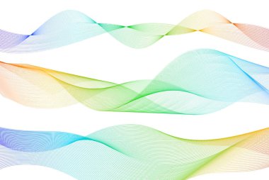 Tasarım öğesi birçok paralel lines18 dalgalı