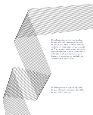 Tasarım öğesi birçok paralel lines22 dalgalı