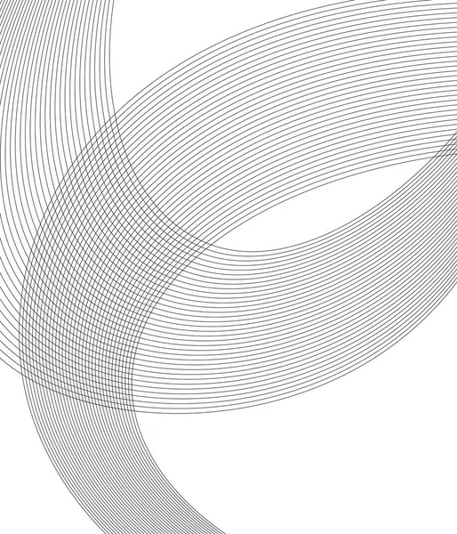 Tasarım öğesi birçok paralel lines15 dalgalı — Stok Vektör
