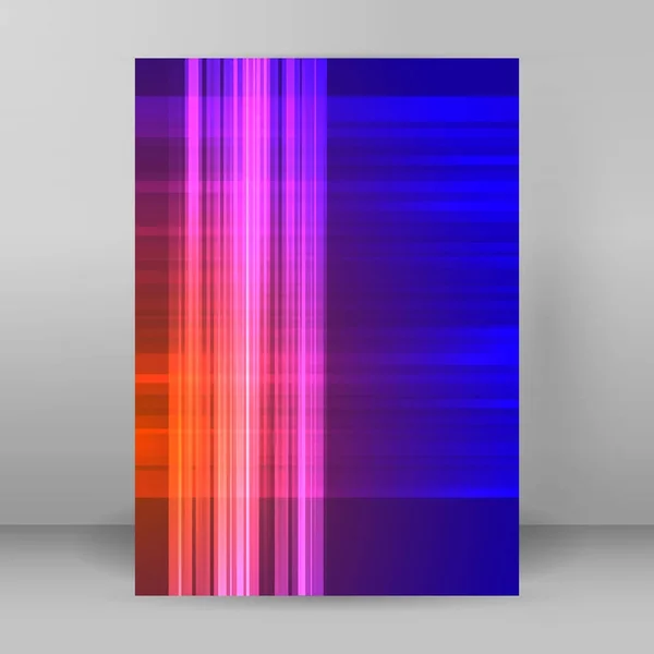 Kleuren abstract backgroubnd gloed lichteffect A4 brochure01 — Stockvector