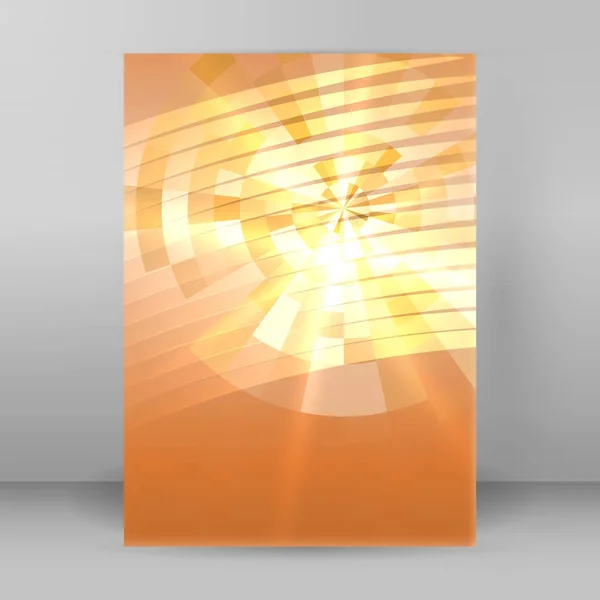 Colores abstracto backgroubnd resplandor luz efecto A4 brochure14 — Vector de stock
