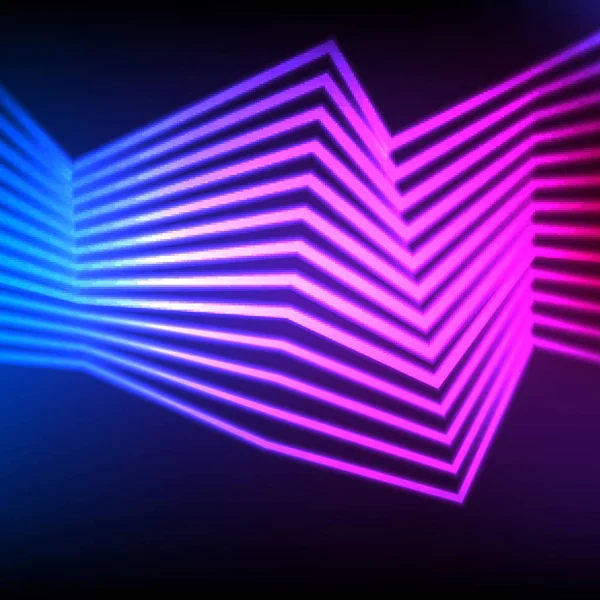 Farben abstrakter Hintergrund und leuchtendes Licht Neon-Effekt40 — Stockvektor