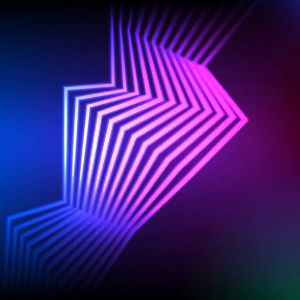 Farben abstrakter Hintergrund und leuchtendes Licht Neon-Effekt42 — Stockvektor