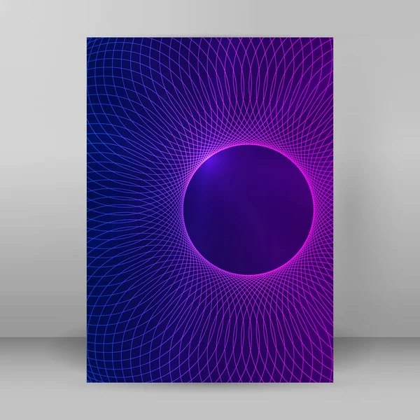 Kleuren abstracte backgroubnd effect54 lichte neon gloed — Stockvector