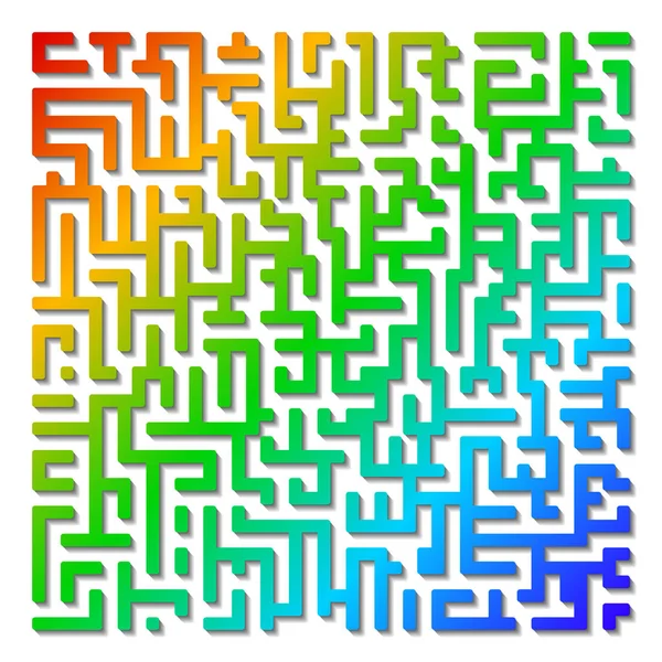 Couleurs lumière labyrinthe texture abstrait backgroubnd — Image vectorielle
