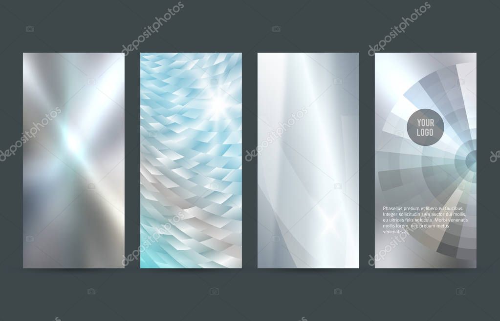 set design title pages flyer background glow light metal01