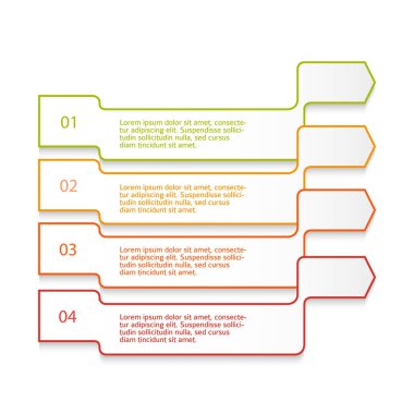 Modern infographics iş sunu design26 stil