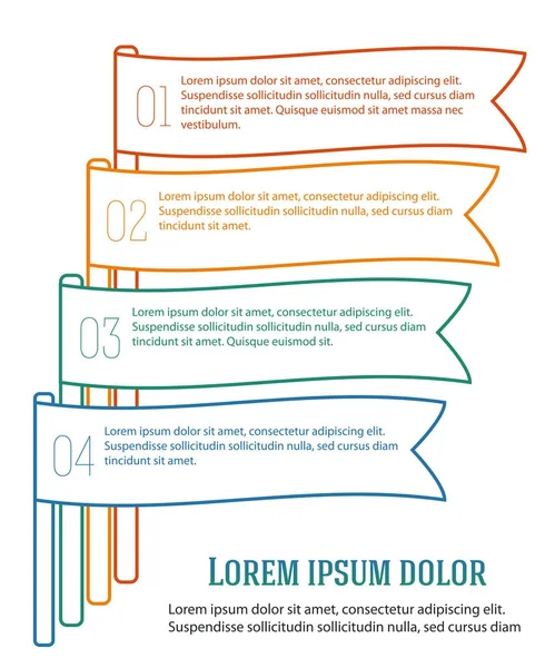 Design moderno de apresentação de negócios estilo infográfico22 — Vetor de Stock