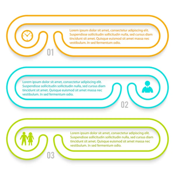 Moderne infografik stil business præsentation design29 – Stock-vektor