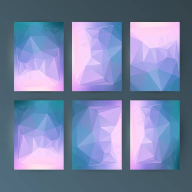 İş Şablonlar sunu parlayan üçgen 3d effect04