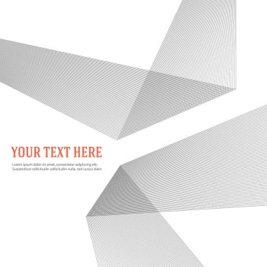 Tasarım öğesi birçok paralel çizgiler poligonal form06 hattı